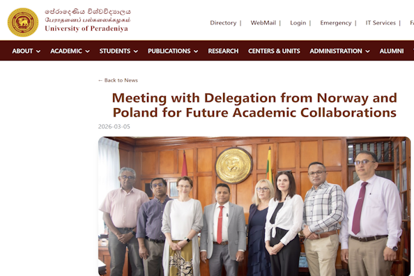AIdesignTEX Delegation Visit to the University of Peradeniya, Sri Lanka